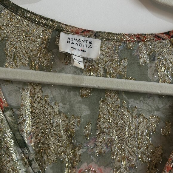 Hemant & Nandita Patterned Maxi Dress - Picture 2 of 5